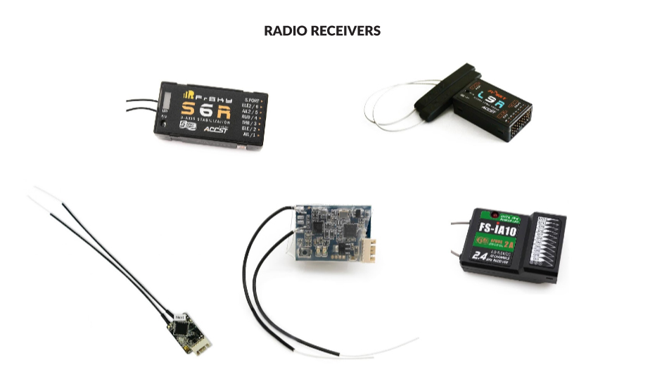 Different types of RC Radio Receivers