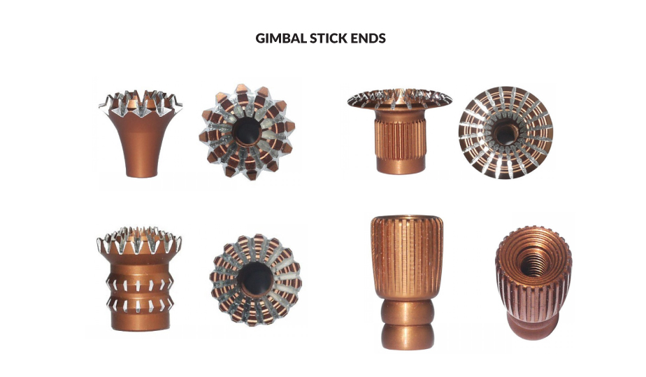 Different types of Gimbal Stick Ends for Radio Transmitter