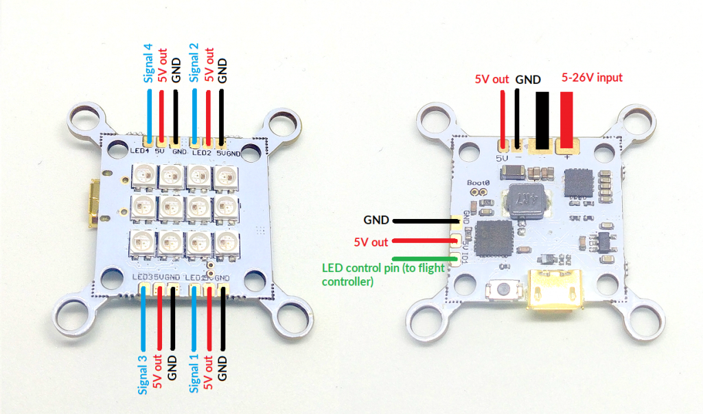 Lumenier Digital LED Tail Light and LED Strips | GetFPV Learn